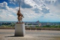 Statue of King Svatopluk at Bratislava castle